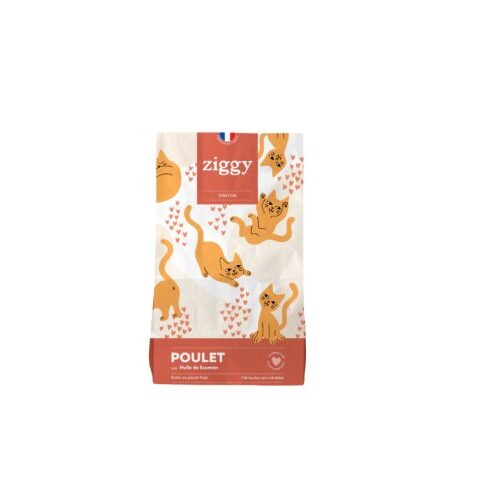 Alimentation pour chaton sans céréales poulet et saumon en vente à la boutique Le PetShop Dakar