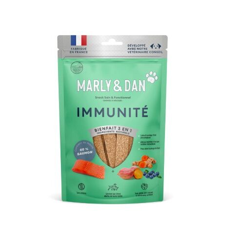 Friandises « Immunité » pour chien sans céréales – Marly & Dan