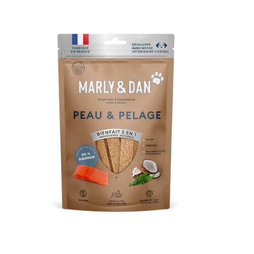 Friandises "Peau & Pelage" pour chien sans céréales - Marly & Dan