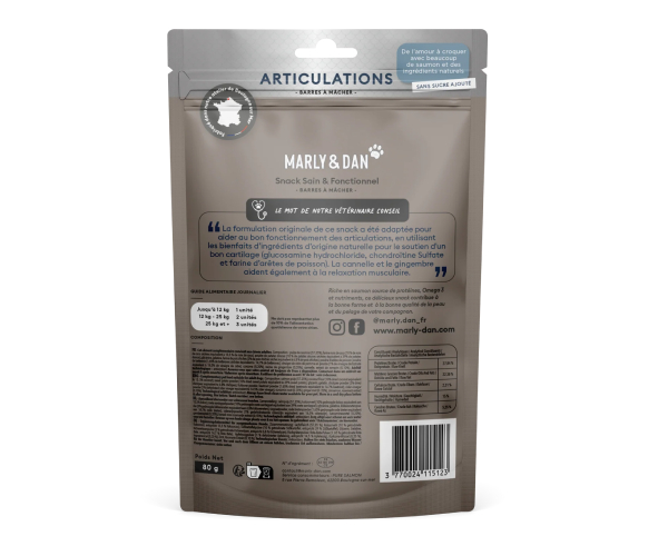 Friandises Articulations pour chien 80 g