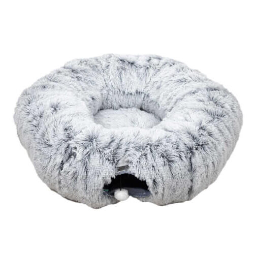 Tunnel avec couchage douillet pour chat, 90 cm - Zolia