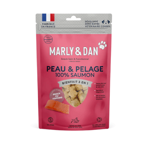 Friandises Chien Vitalité Lyophilisée 100% Saumon