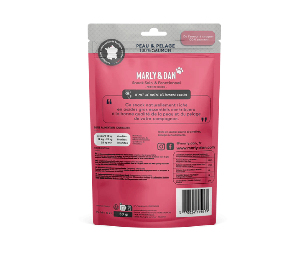 Friandises Chien Vitalité Lyophilisée 100% Saumon – Image 2