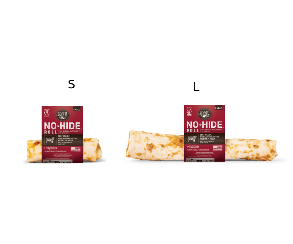 Friandise à mâcher pour chien au boeuf, No Hide