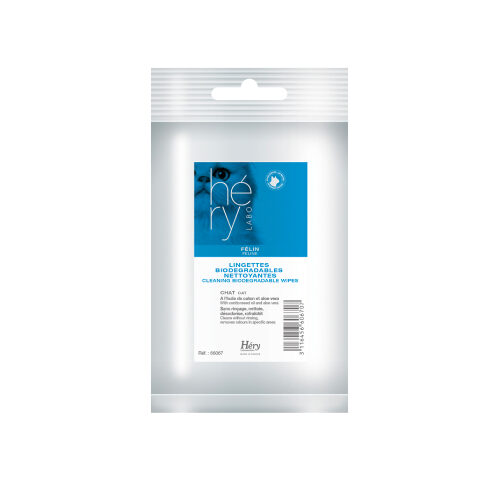 Lingettes Nettoyantes x25 pour chien et chat