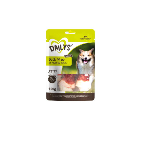 Friandise Os à mâcher au Canard pour Chien, 100g