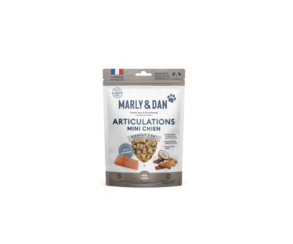 Friandise Articulations sans céréales pour mini chien, Marly & Dan
