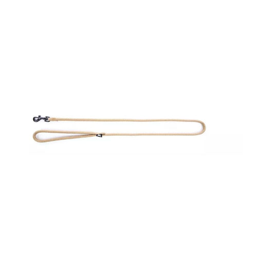 Laisse ronde pour chien en nylon beige, 120 cm, Martin Sellier