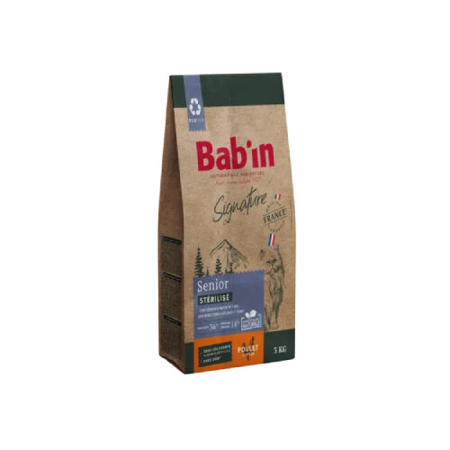 Croquette Chat Sénior Stérilisé au Poulet 3 kg