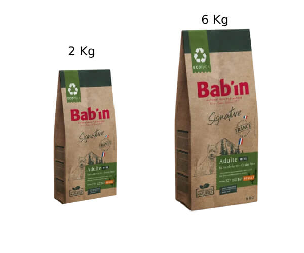 Croquette Chien Mini Adulte Sans Céréales au poulet