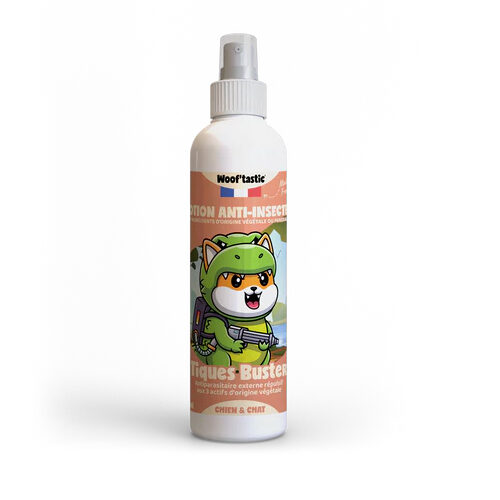 Lotion anti-insecte Chien et Chat, Tiques Buster