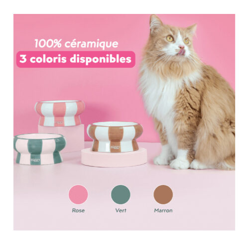 Gamelle pour Chat Céramique Ziggy, Dakar