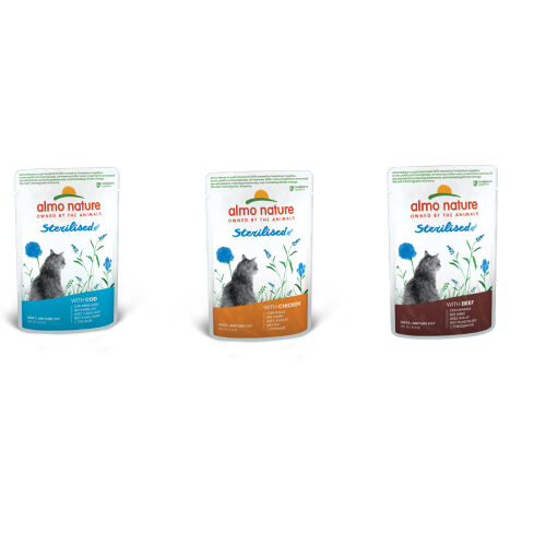 Pâtée Chat Stérilisé, Almo Nature, 70g