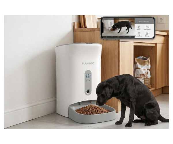 Distributeur Automatique avec Caméra HD Omega Blanc 4,5 L pour Chien et Chat – Image 2