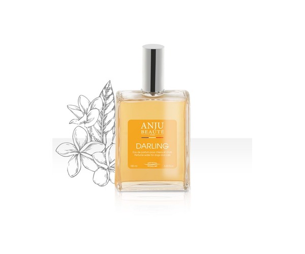 Eau de parfum chien chat Anju Beauté Darling Fleur de Tiaré 100 ml sans alcool, Dakar