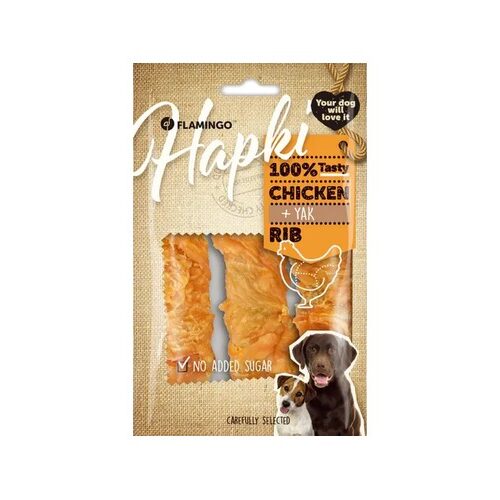 Friandise pour chien Hapki Cote Poulet Yak 100g pour Packaging - Dakar - Sénégal