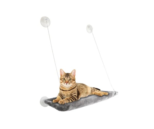 Hamac Fenetre Rectangle Gris pour Chat Vue Chat - Dakar - Senegal
