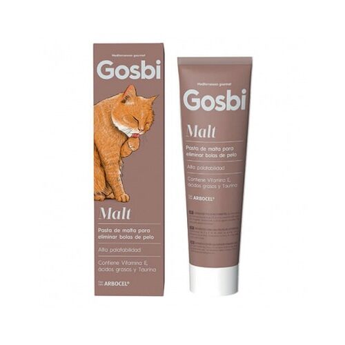 Pâte anti-boules de poils chat Gosbi Malt tube 50g ARBOCEL vitamine E taurine Dakar