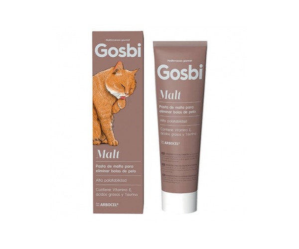 Pâte anti-boules de poils chat Gosbi Malt tube 50g ARBOCEL vitamine E taurine Dakar
