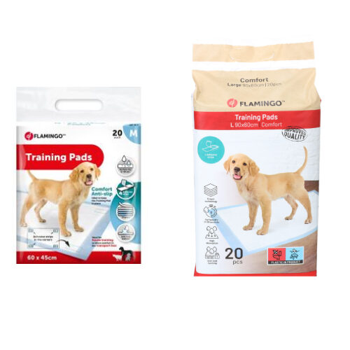 Tapis éducateur pour chien Flamingo Comfort 20 Pcs