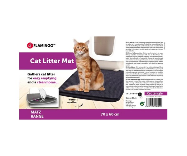 tapis bac à litière pour chat dakar Senegal Flamingo
