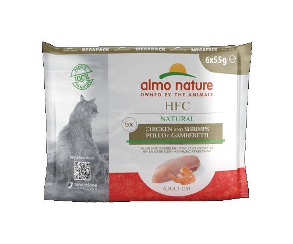 Pack 6 patée Almo pour chat, Dakar, Senegal, recette poulet et crevette