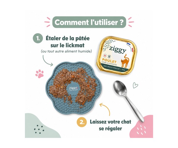 Tapis lécharge Anti-Glouton Pour Chat en silicone, Cool Cat Club – Image 2