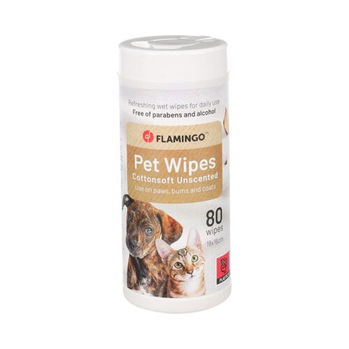 Lingettes Nettoyantes Chien et Chat Sans Parfum Flamingo, Dakar, Sénégal
