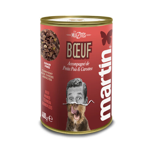 Pâtée Chien, Mijoté Bœuf Petits Pois et Carottes Sans Céréales Martin, Dakar, Sénégal