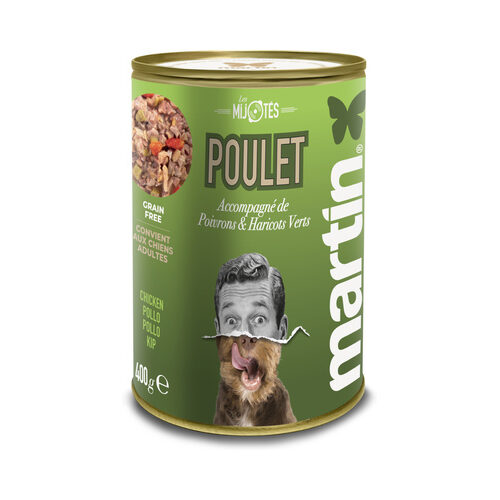 Pâtée Chien, Mijotée de Poulet Sans Céréales Martin 400 g, Dakar, Sénégal